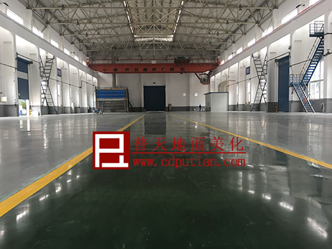中石油压缩机厂固化剂地坪1