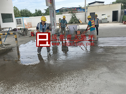 加油站水泥地面薄层修复2