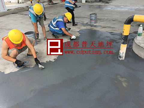加油站水泥地面薄层修复7