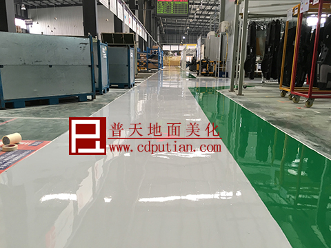 成都某工厂车间金刚砂耐磨地坪翻新整改方案12