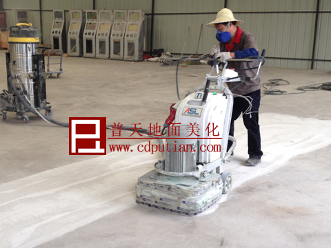 成都某工厂车间金刚砂耐磨地坪翻新整改方案13