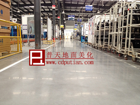成都某工厂车间金刚砂耐磨地坪翻新整改方案16