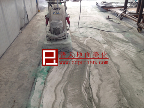 成都某工厂车间金刚砂耐磨地坪翻新整改方案5