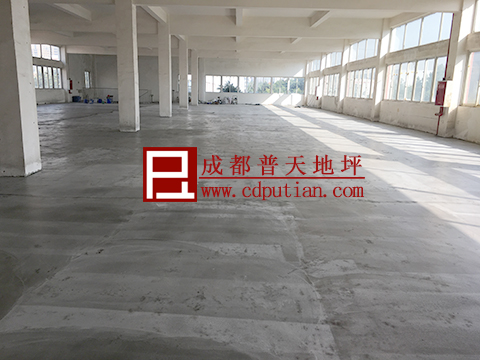 毛坯地面施工环氧地坪2