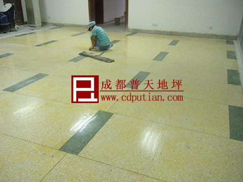 水磨石地坪翻新固化处理3