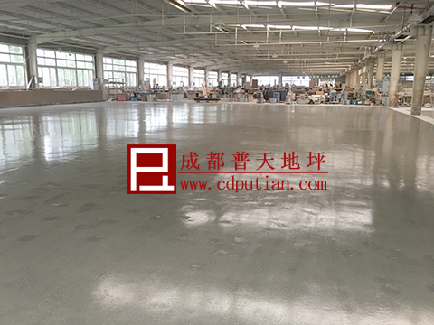 温江木门厂地坪翻新改造2
