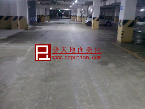 郫县车库地坪起砂处理后